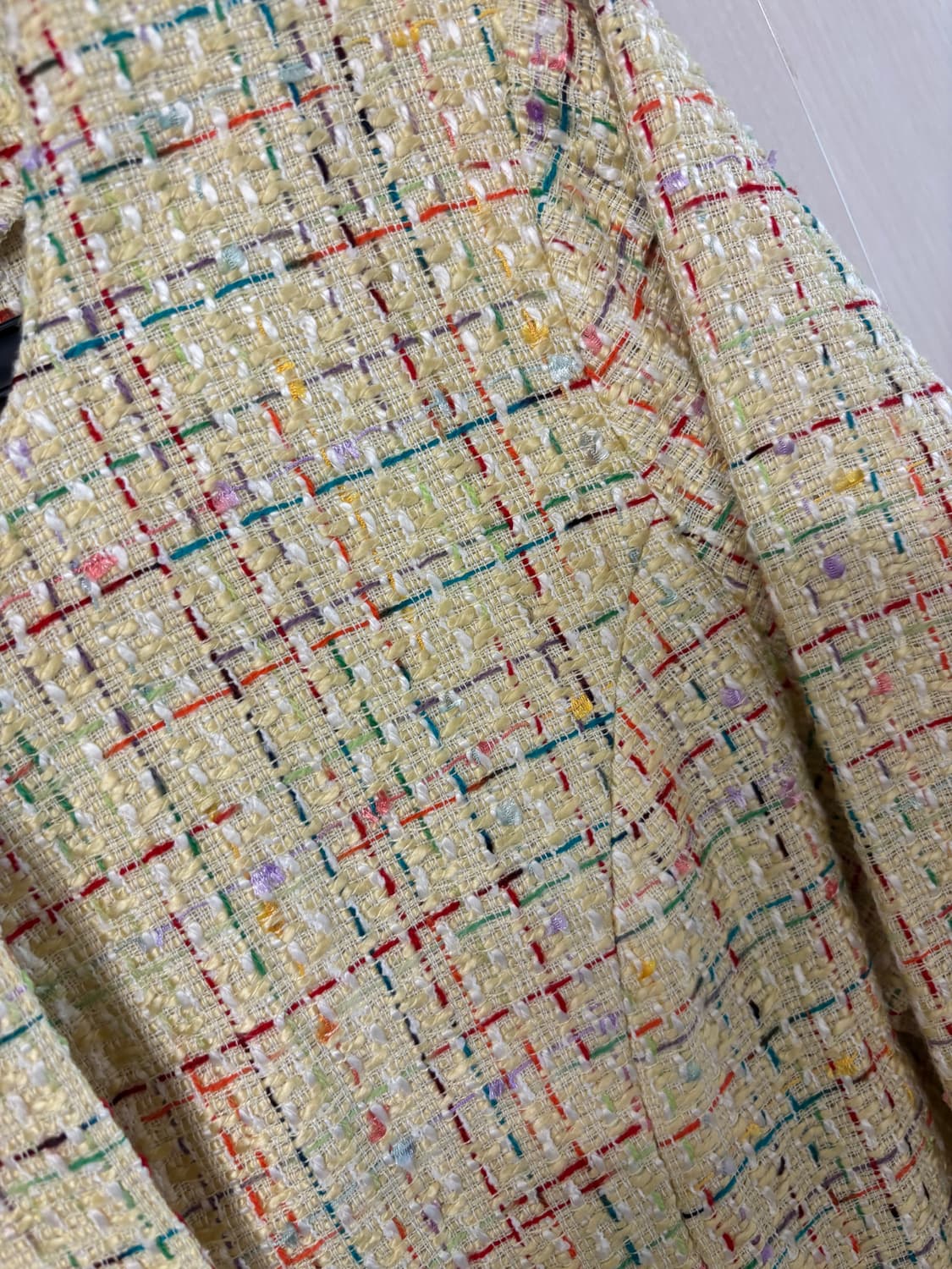 일본빈티지 노카라 트위드자켓 상품이미지3