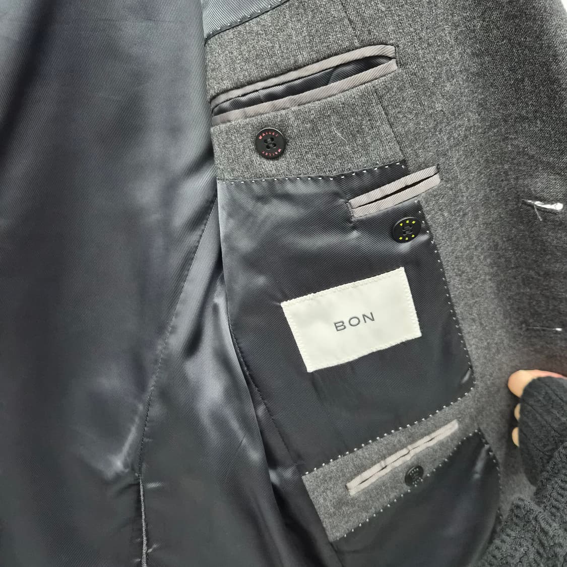 로로피아나 다크 그레이 블레이저 남성 M 상품이미지6