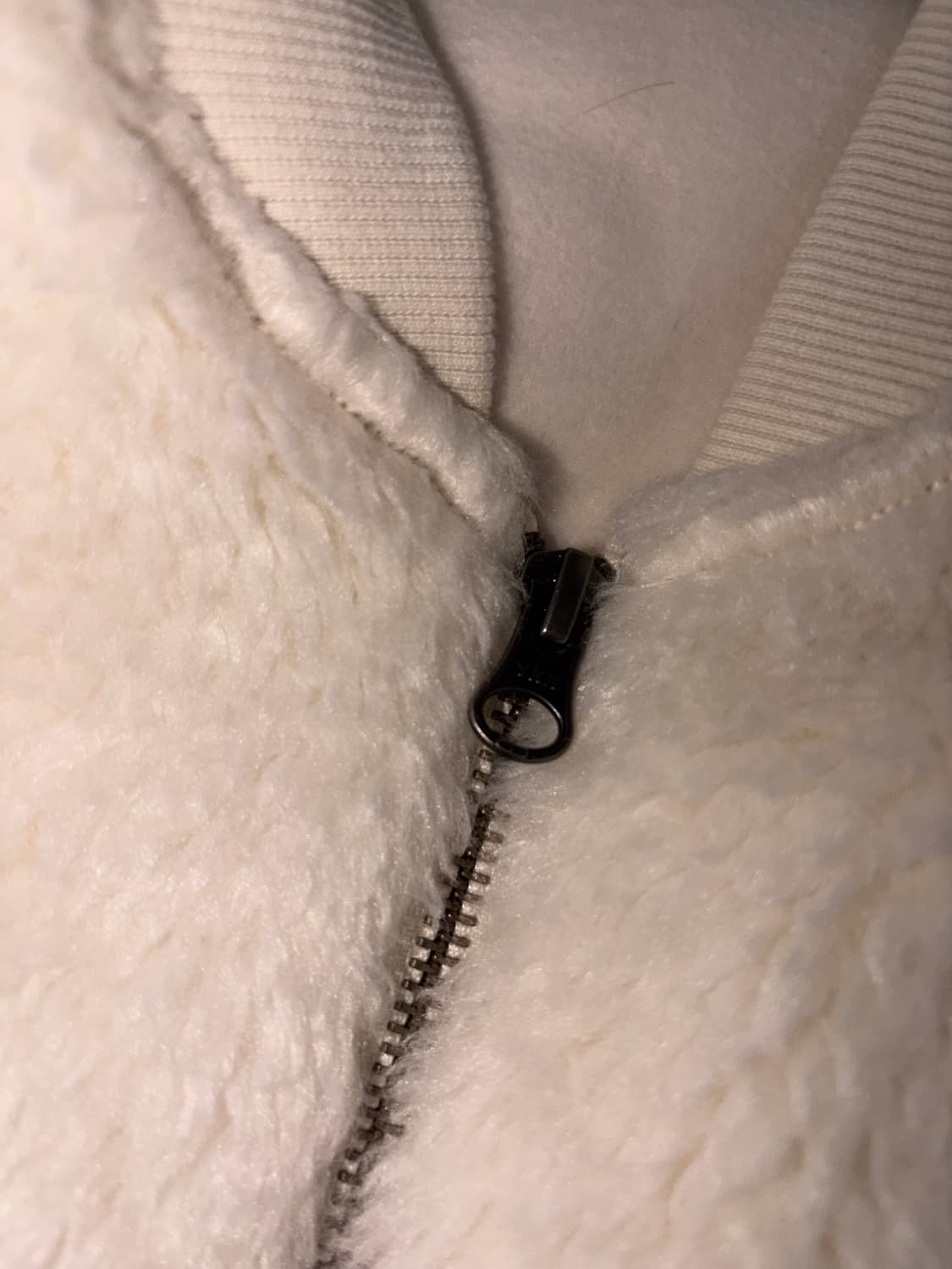 유니클로 크림 퍼 세미크롭 자켓 갸루 히메갸루 오네갸루 상품이미지2