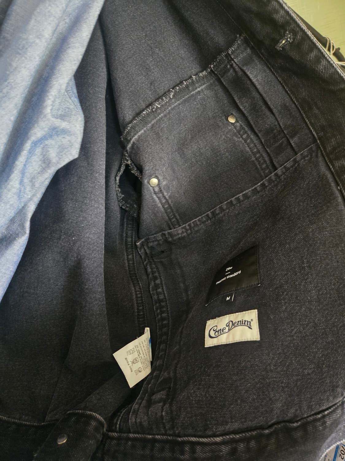 무신사 데님 트러커 짱구대디 콜라보 상품이미지4