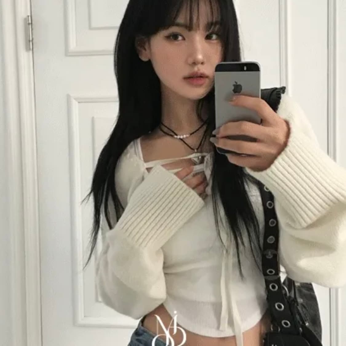 모디무드 니트 볼레로 빈티지  상품이미지1