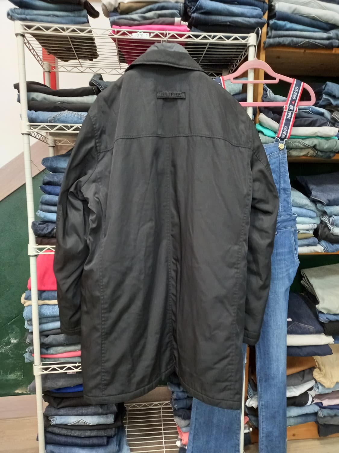 2XL110 Tommy&Hilfiger 패딩 하프코트 블랙 2XL-233 상품이미지2