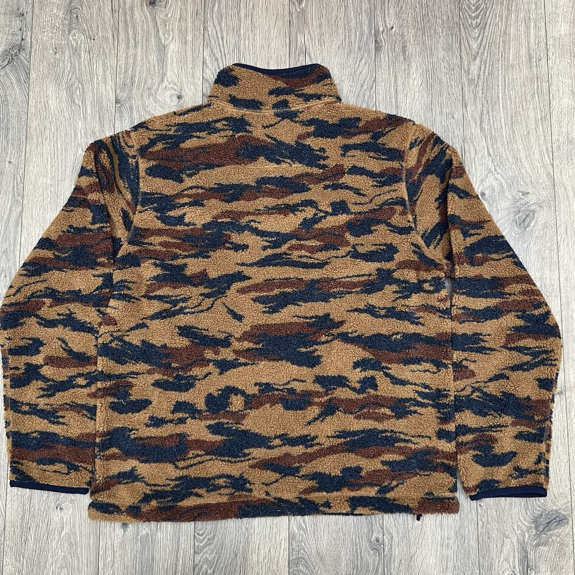 칼하트 플리스 하프 집업 플리스 자켓 카모 상품이미지5