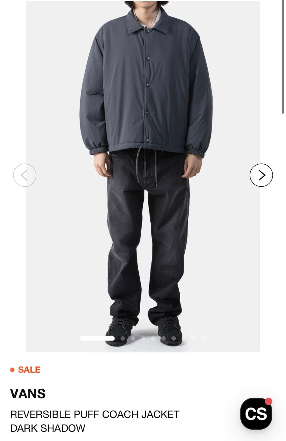 Vans 도쿄 컬렉션  리버시블 푸퍼 코치 자켓 상품이미지2