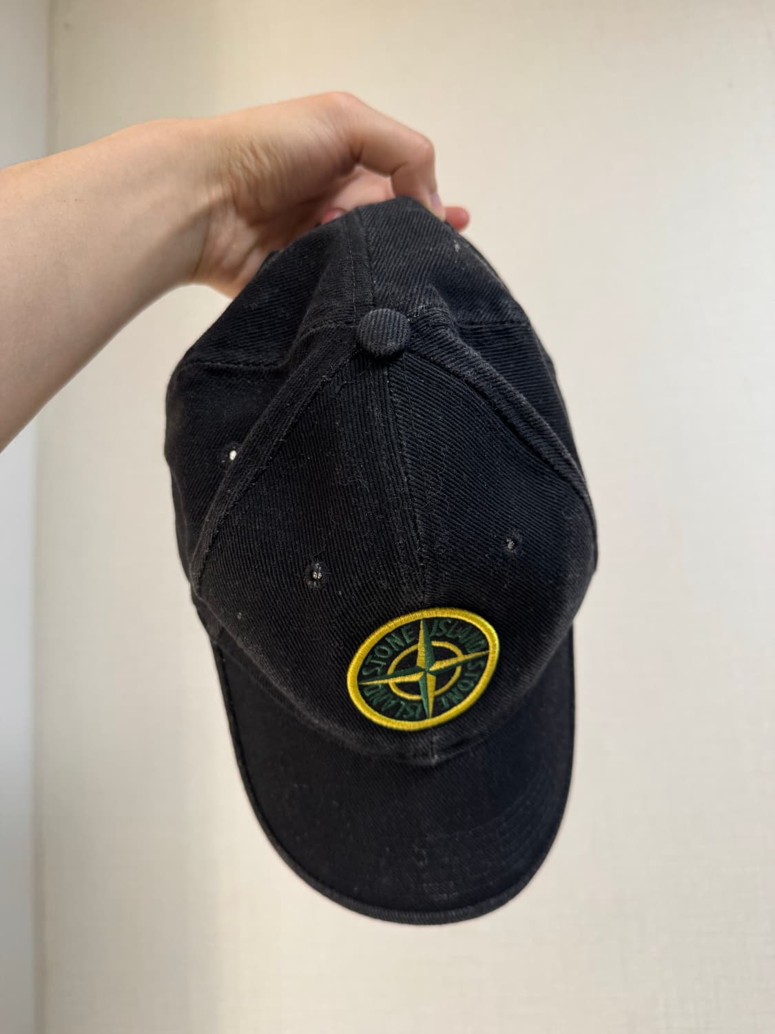 스톤아일랜드 블랙 볼캡 상품이미지3