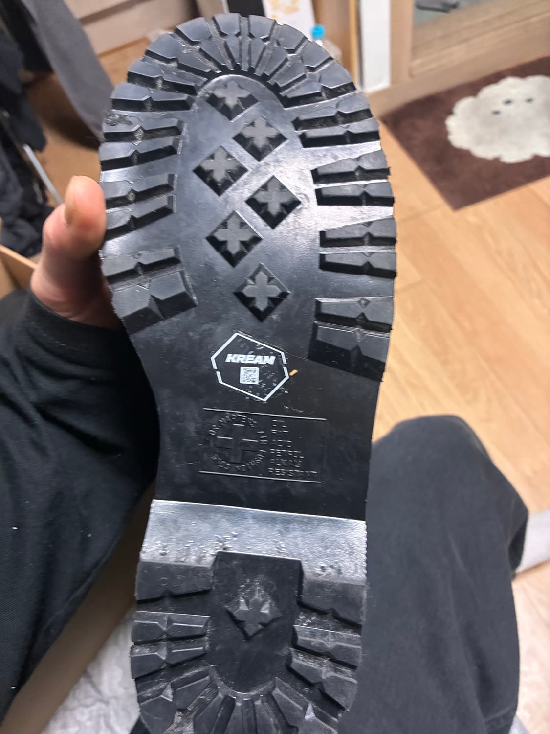 닥터마틴x스투시 데콘 엔지니어부츠 블랙 260 상품이미지8