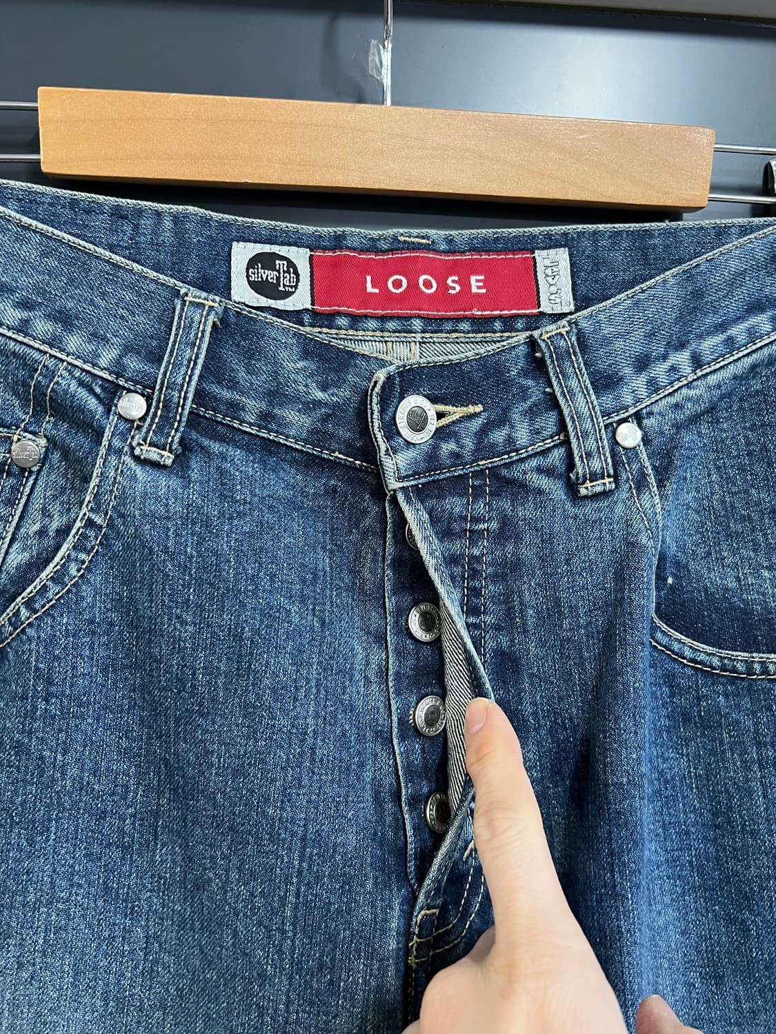 Levis Silvertab 리바이스 실버탭 루즈핏 데님 팬츠 상품이미지6