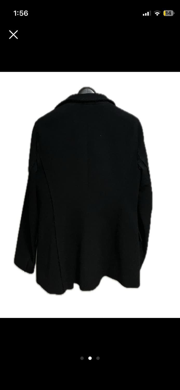 구호 KUHO 로우엣지 블랙 울 캐시미어 자켓 (55사이즈/S) 상품이미지2