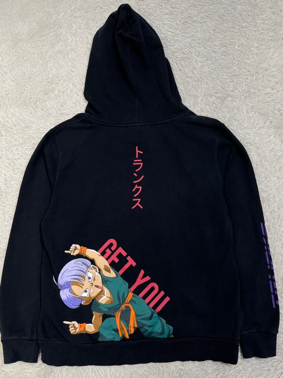빈티지 드래곤볼 트랭크스 후드 티셔츠/#2996 상품이미지3