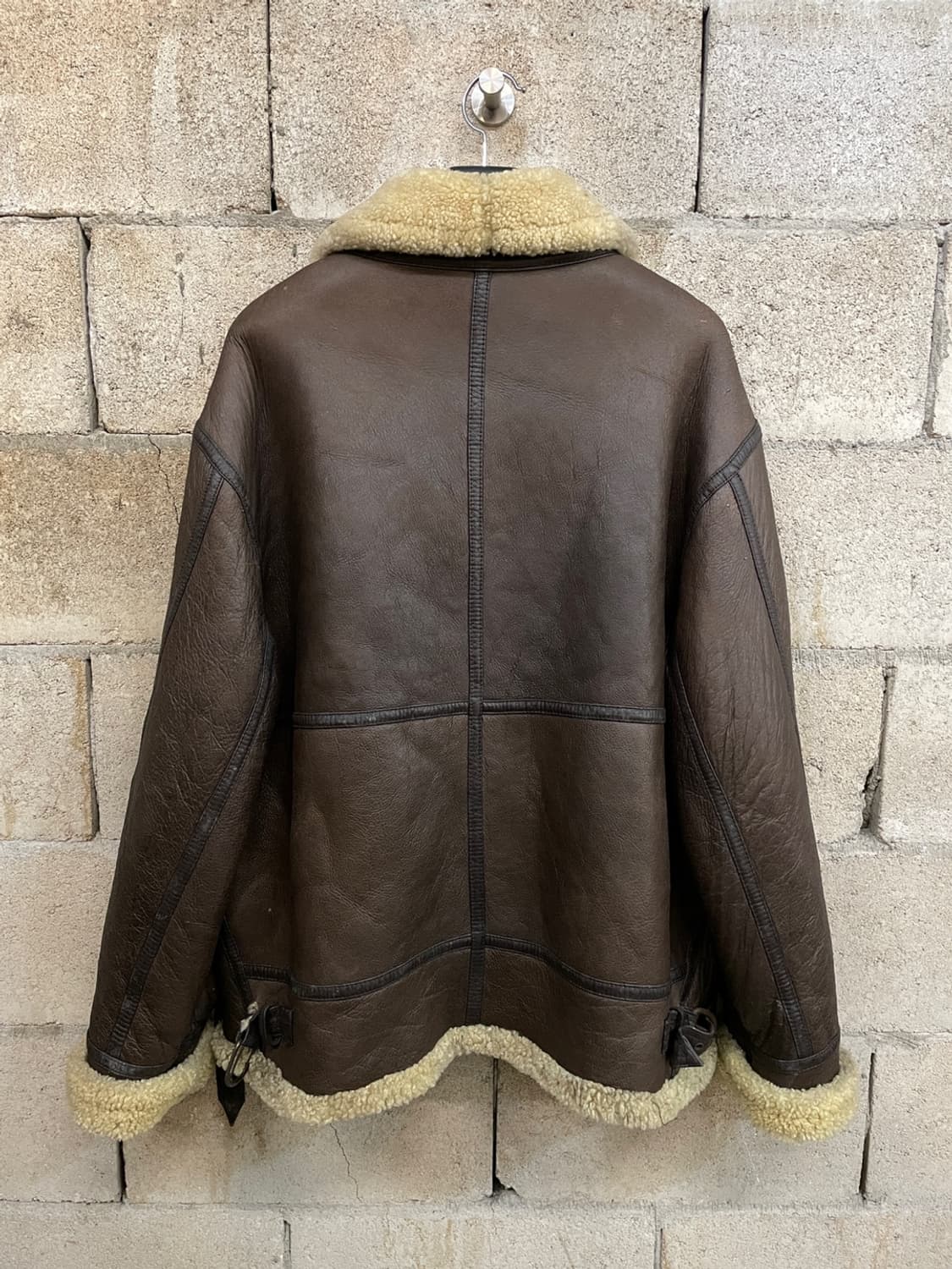 빈티지 B-3 무스탕 가죽 자켓 상품이미지6