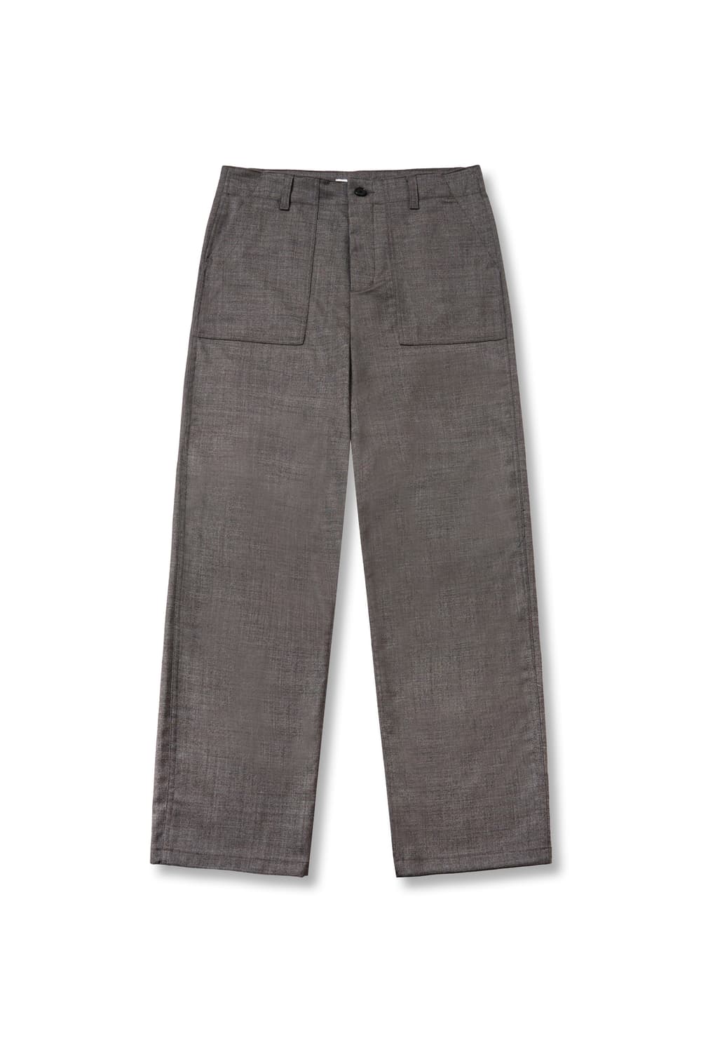 [S] ata 에이타 그리드 퍼티그 팬츠 Fog grey 상품이미지1