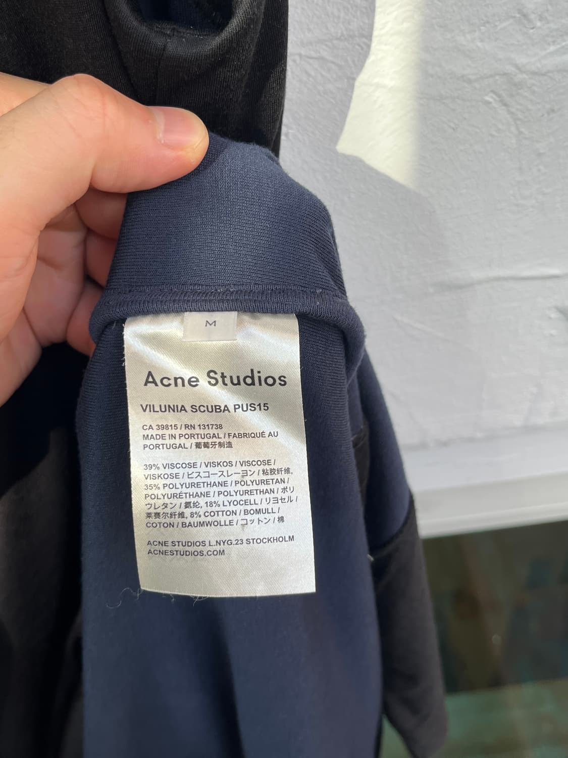 Acne Studios 롱 베스트 블랙 M 상품이미지4