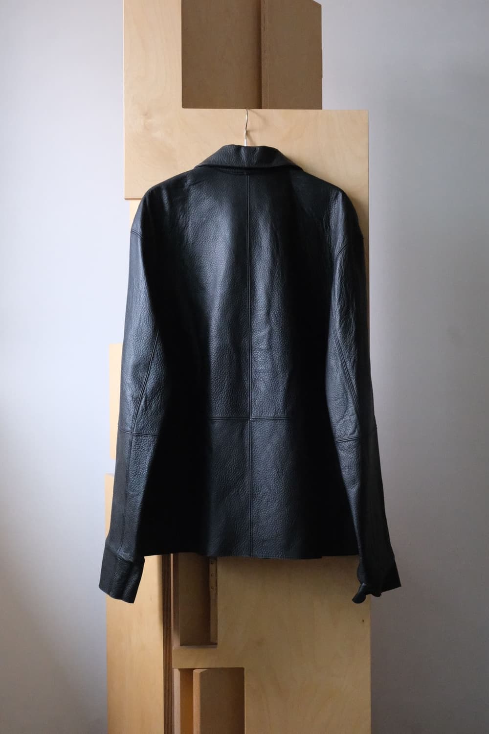 DKNY Core Black Leather Jacket 상품이미지2