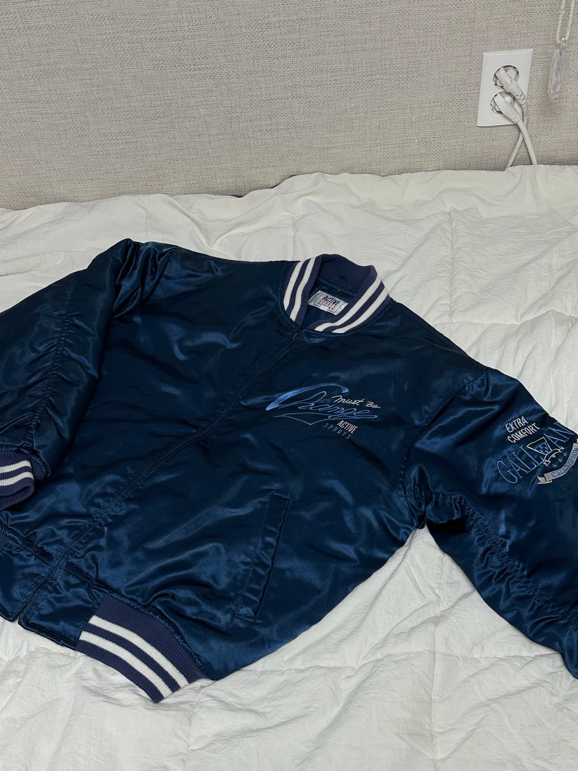 일본 빈티지 바시티 자켓 라지  상품이미지2