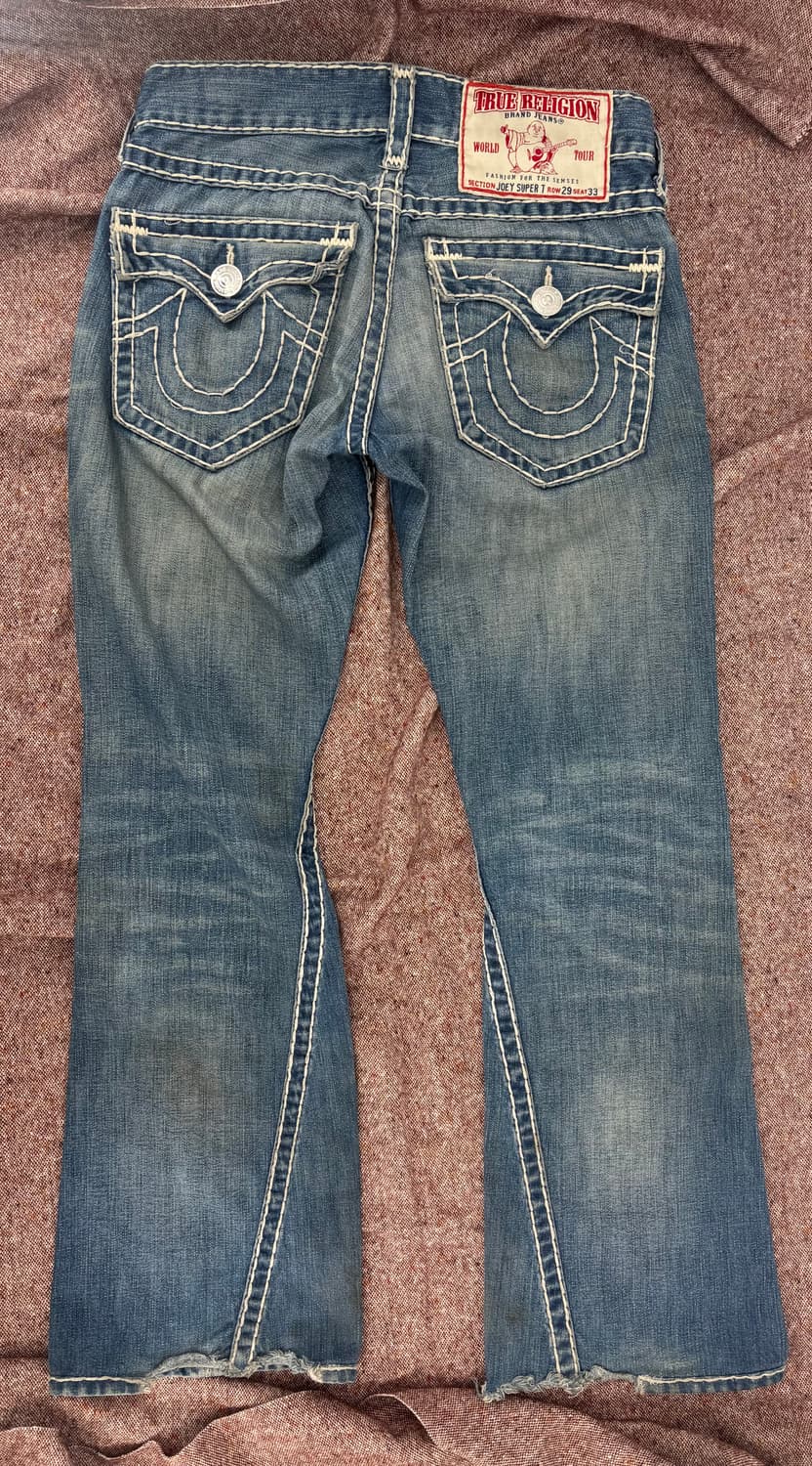 👖 TRUE RELIGION 부츠컷 데님 팬츠 (W29 L33) 상품이미지3