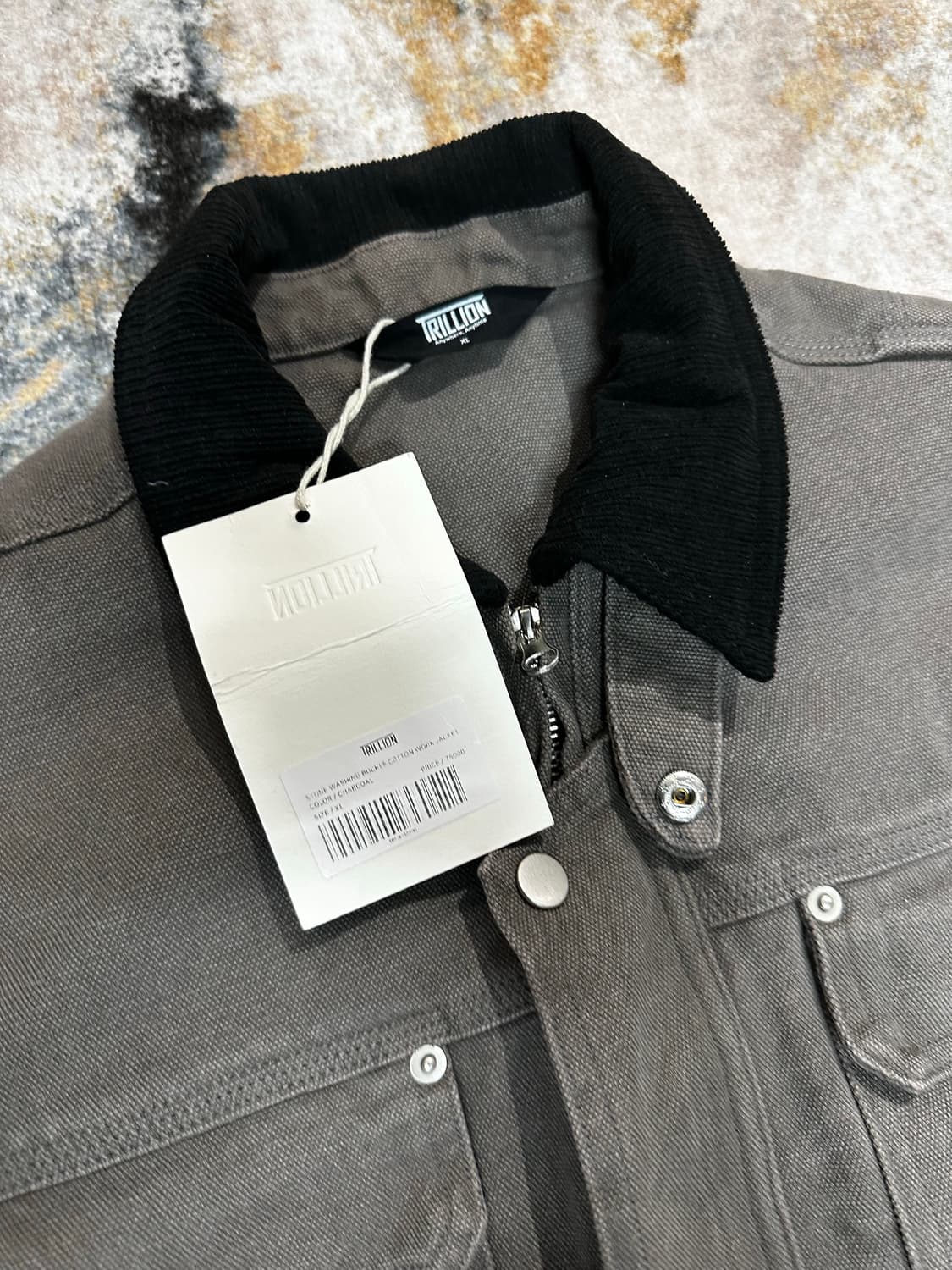 트릴리온 버클 코튼 워크 자켓 새상품 상품이미지2