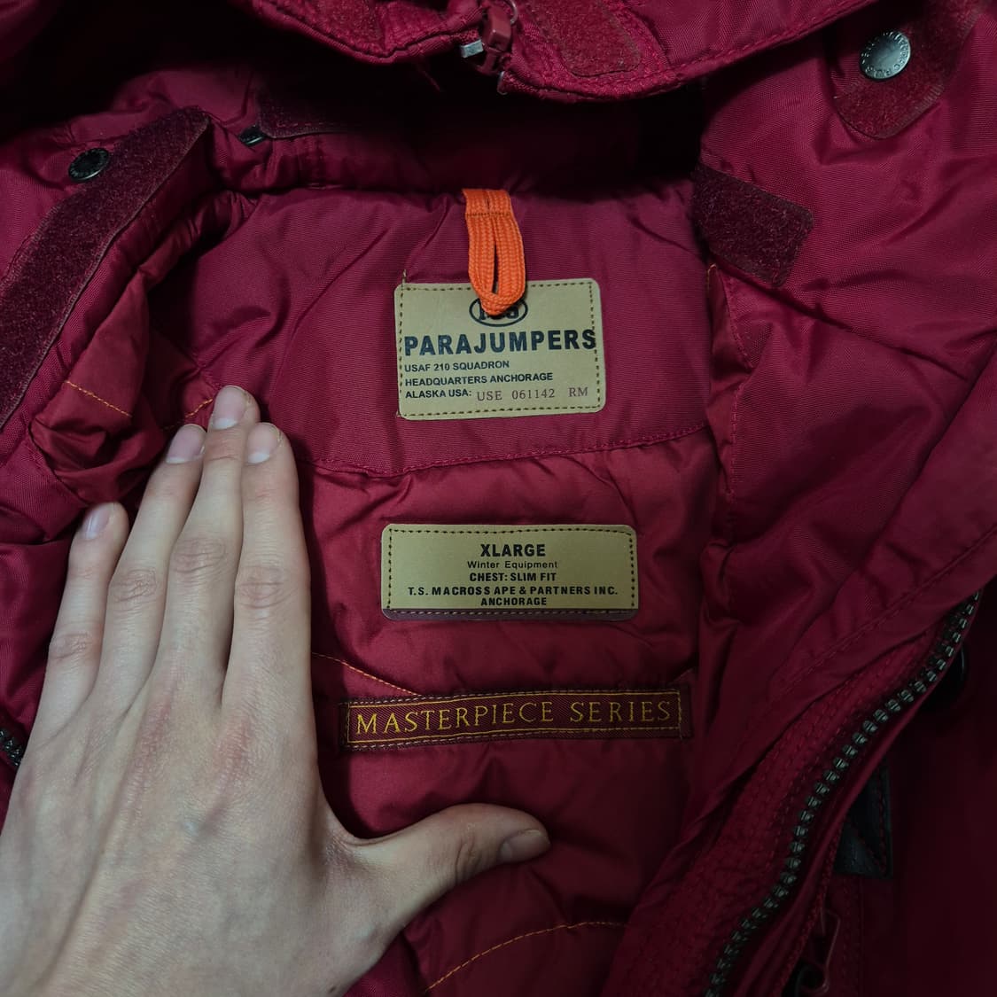 파라점퍼스 롱베어 마스터피스 시리즈 앤커리지 롱패딩 파카 XL(105) 상품이미지5