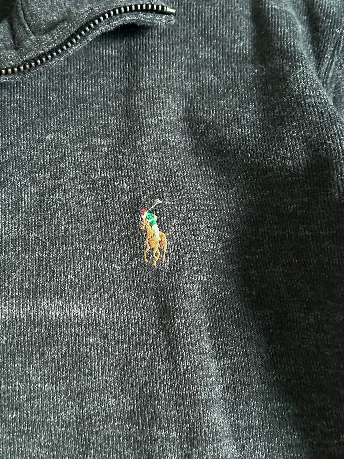 폴로랄프로렌 쿼터집업 코튼 니트 상품이미지5