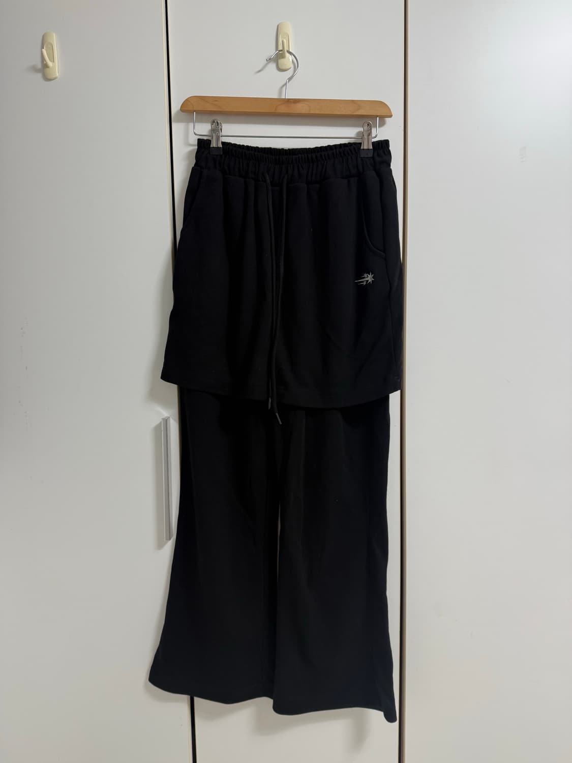 나이트고스트클럽 스커트 팬츠 블랙 상품이미지1