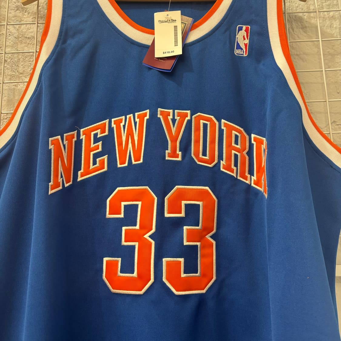 NBA 뉴욕닉스 슬리브리스 유니폼 2XL 상품이미지5