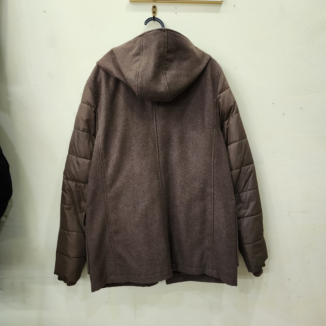 Calvin Klein Jeans CKJ 믹스 패브릭 더플 패딩 자켓 상품이미지3