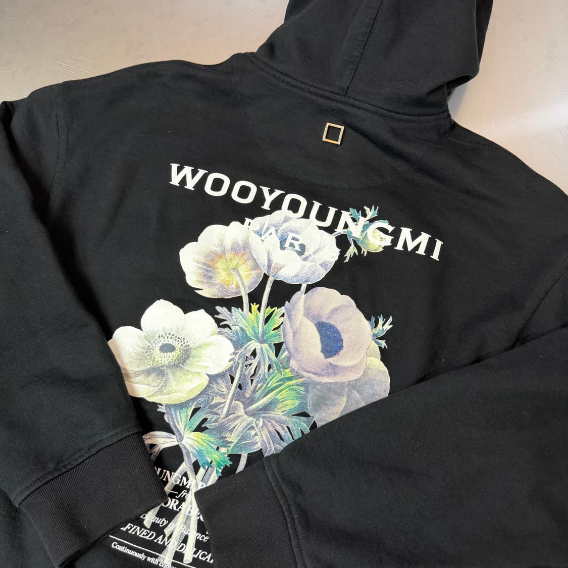 [리오브전포점] 우영미 플라워 백로고 후드 상품이미지3
