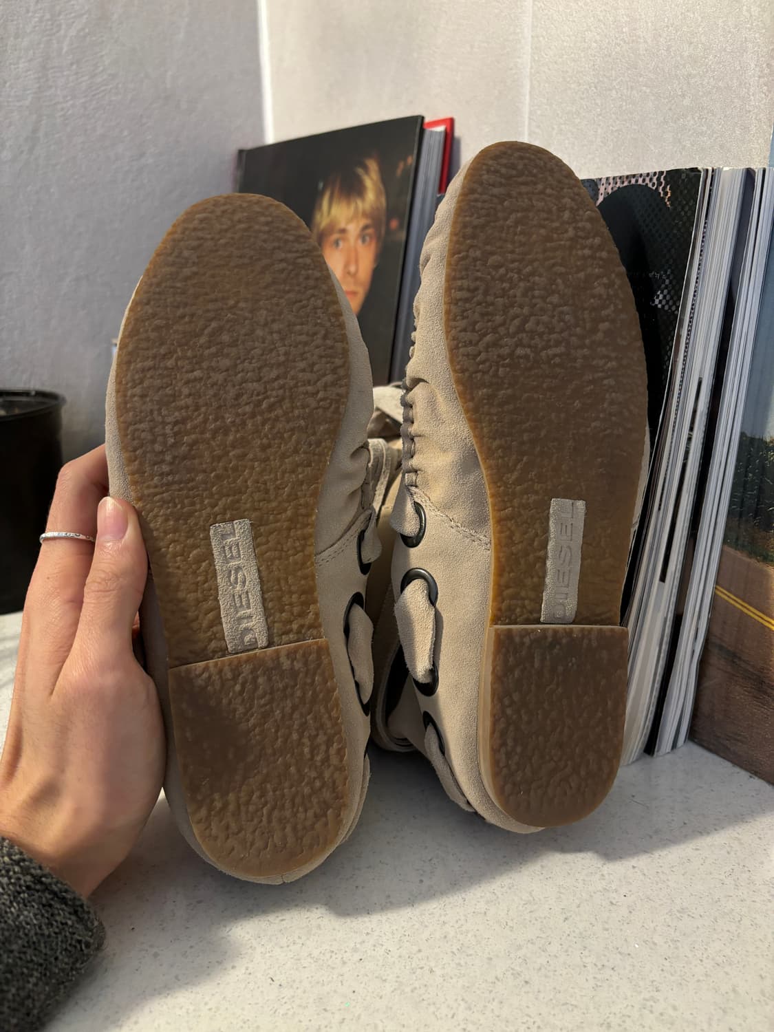 디젤 스웨이드 본디지 부츠 상품이미지8