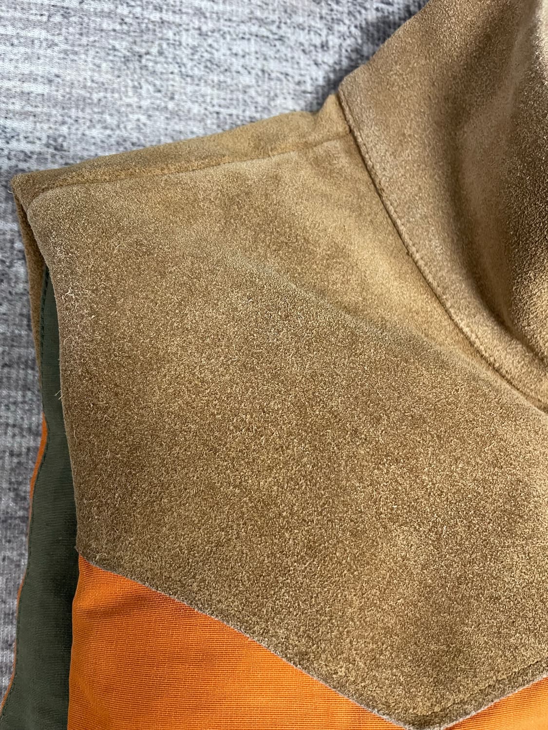 90s 스카치 소다 리얼스웨이드 배색 베스트 상품이미지2