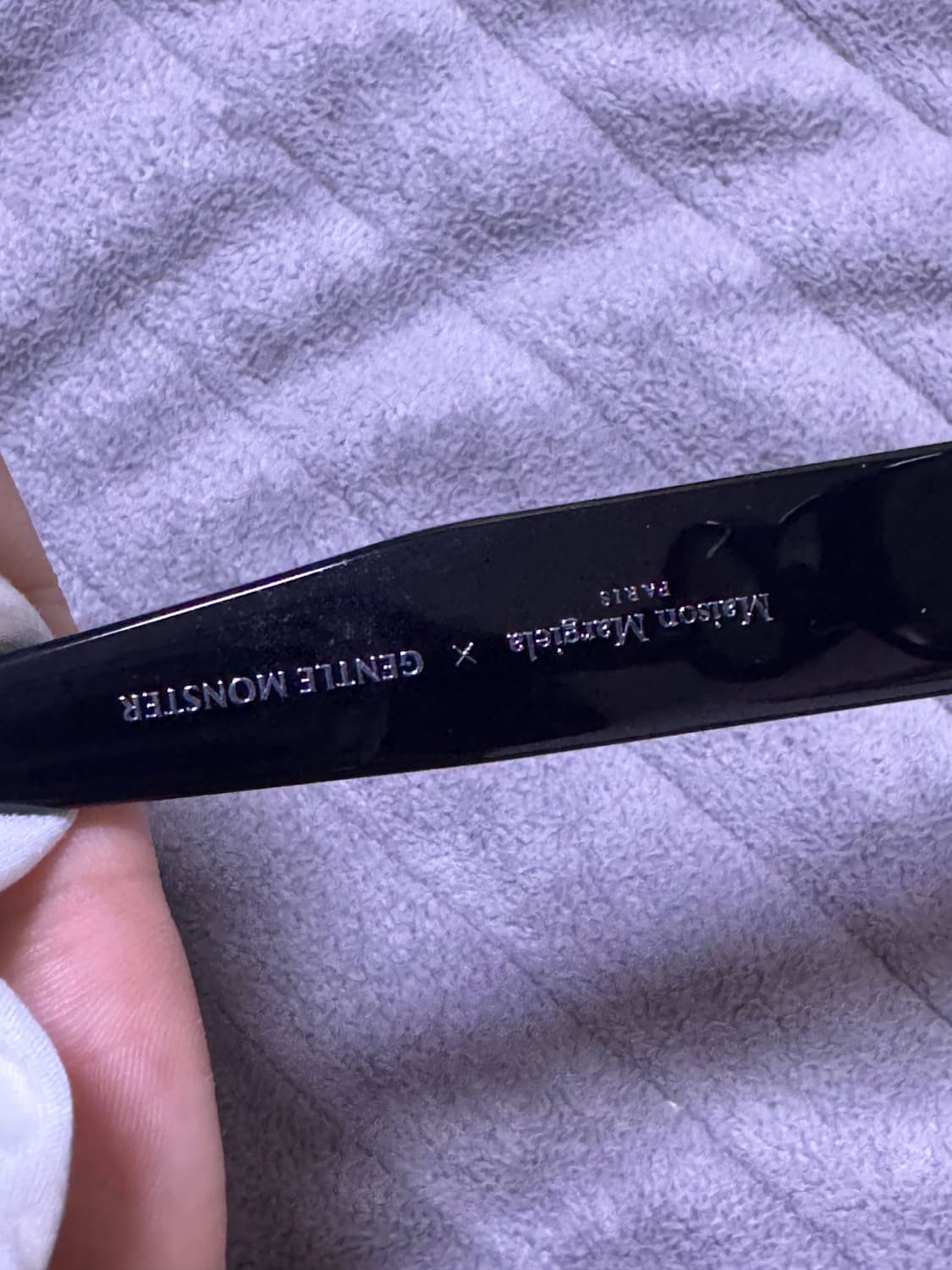 젠틀몬스터 x 메종 마르지엘라 콜라보 MM206 블랙 브라운 썬글라스 상품이미지5