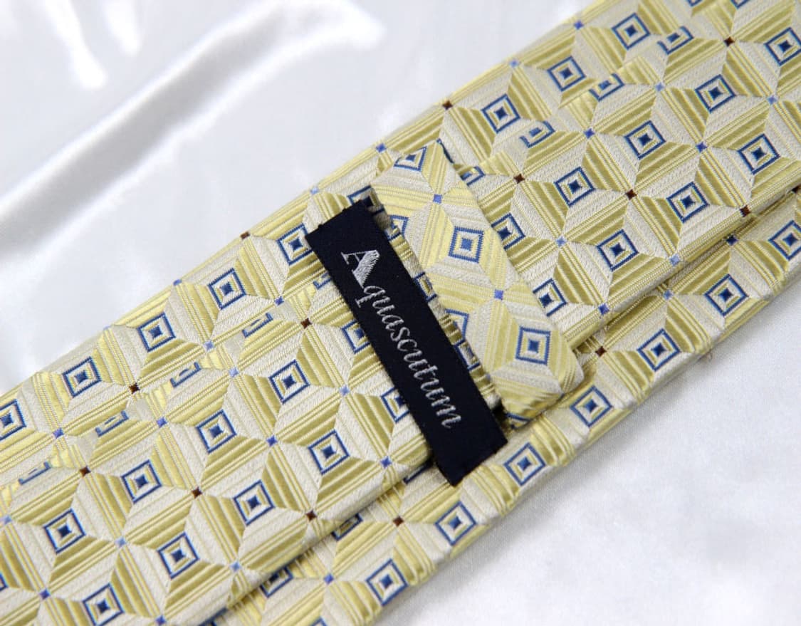 아쿠아스큐텀 7.8cm A+등급 남자 명품 넥타이 상품이미지3