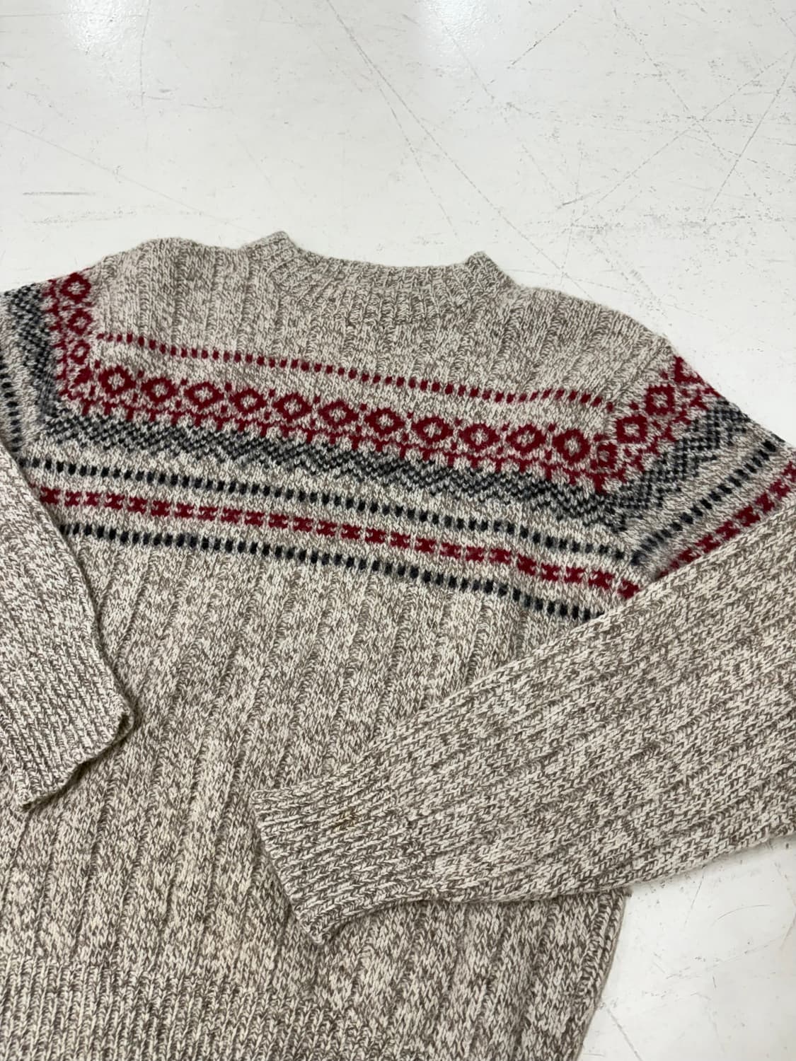 80’s LL Bean Nordic Wool Sweater 상품이미지5