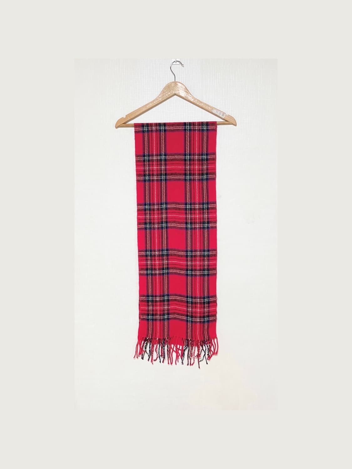 Red Tartan Check Scarf 상품이미지1