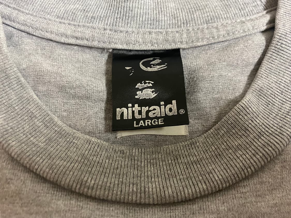 일본 우라하라계 스트릿  브랜드 니트레이드 Nitraid 티셔츠 L 상품이미지3