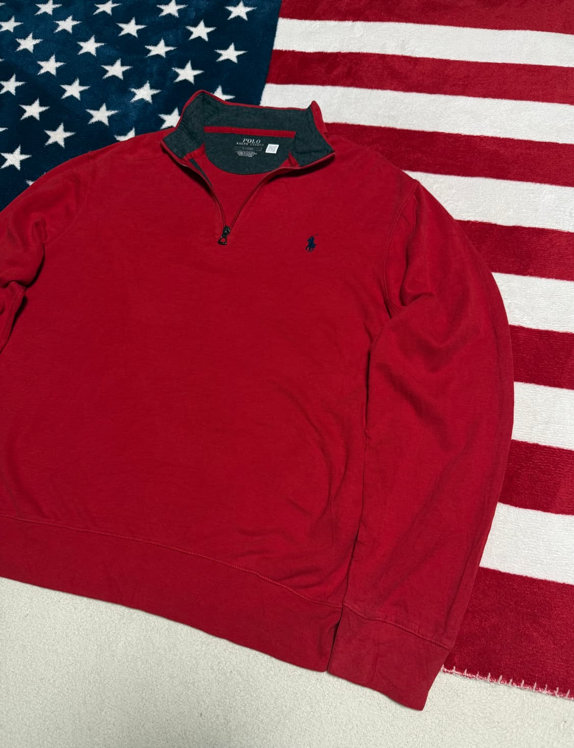 폴로 랄프로렌 하프집업 아노락 스웻 빈티지 [L] 상품이미지3