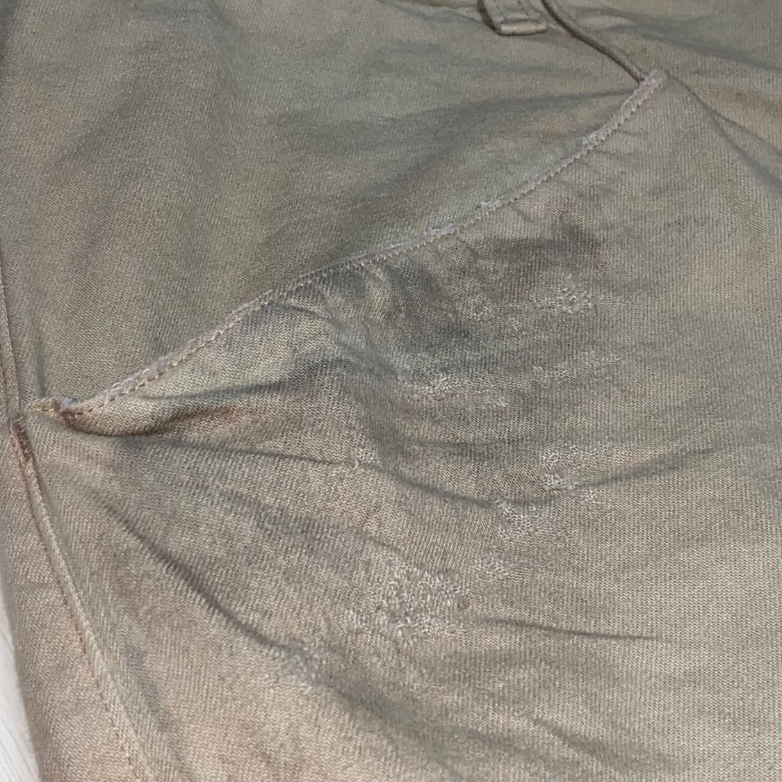 ANCELLM 안셀름 DENIM WIDE SLACKS-Sand 상품이미지4