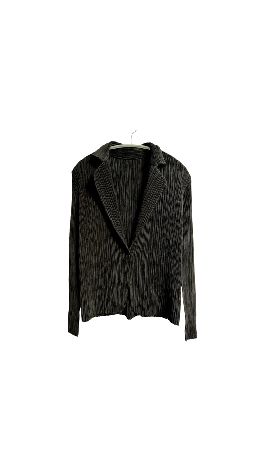 이세이 미야케 플리츠 플리즈 싱글 버튼 블레이저 상품이미지1