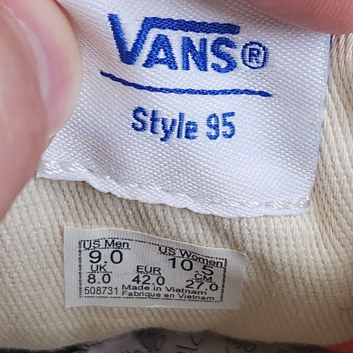 VANS 스타일95 에너하임에라95 270 상품이미지8