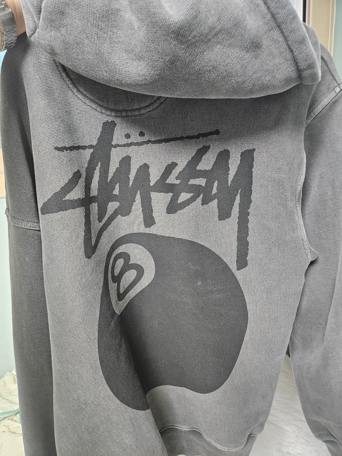 스투시 8볼 피그먼트 후드티M 상품이미지1