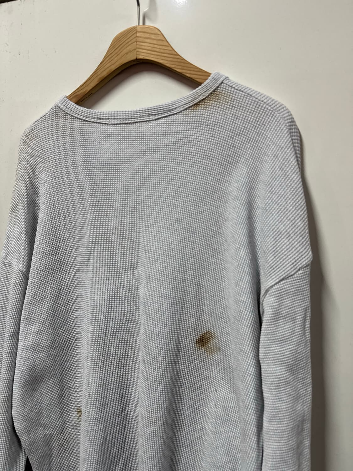 빈티지 와플 레이어드 긴팔 상품이미지5