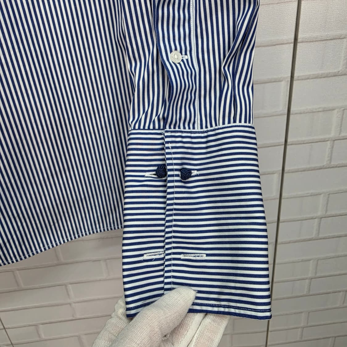 폴로랄프로렌 클래식핏 스트라이프 긴팔 셔츠 남방 M(170/92A)사이즈 상품이미지6