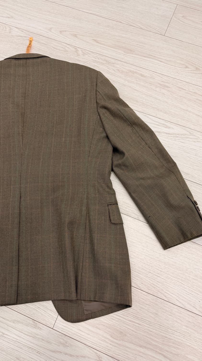 [택포] 제이프레스 글렌 체크 브라운 자켓 상품이미지8