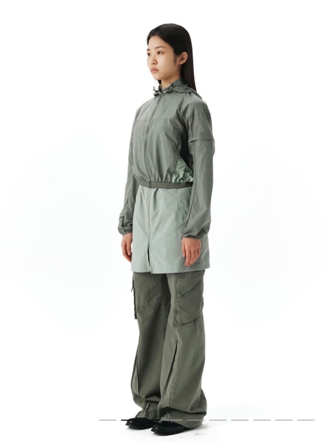 ee 누마레 나일론 메쉬 윈드브레이커 S 상품이미지2