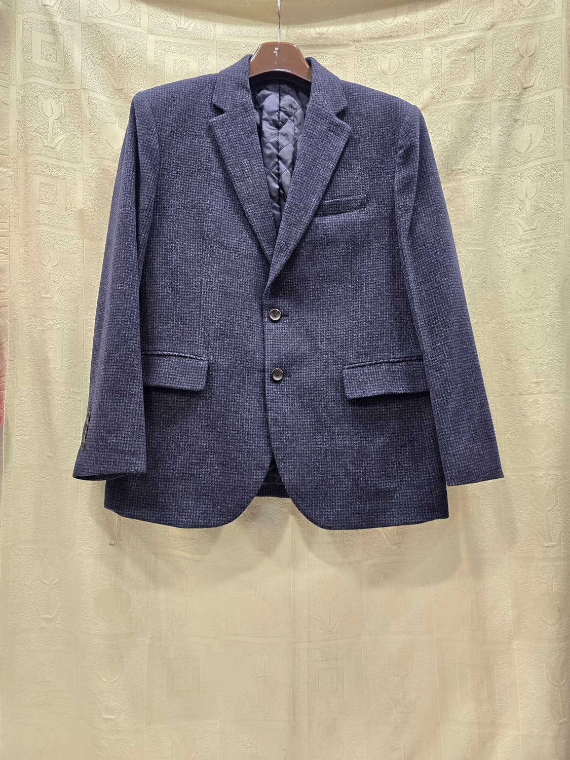 PAT 남성 모혼방 블레이저 자켓 네이비 100 상품이미지1