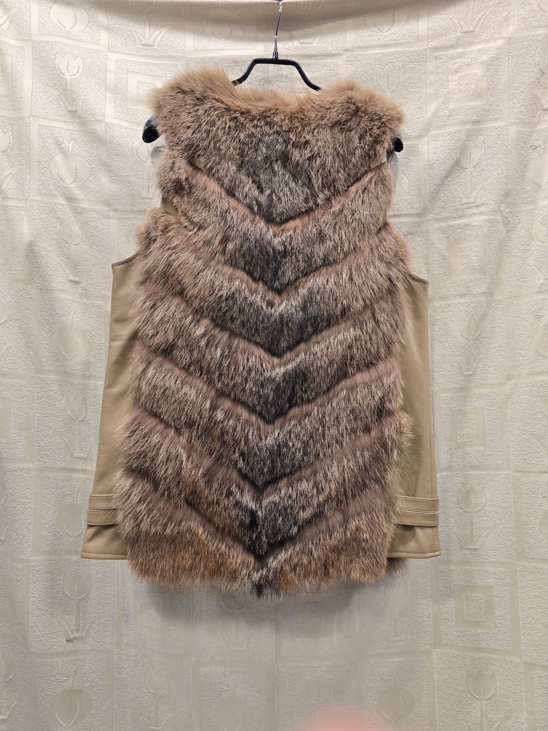 새상품) 씨티지 City Gee 천연 양가죽 폭스 베스트 55 상품이미지4