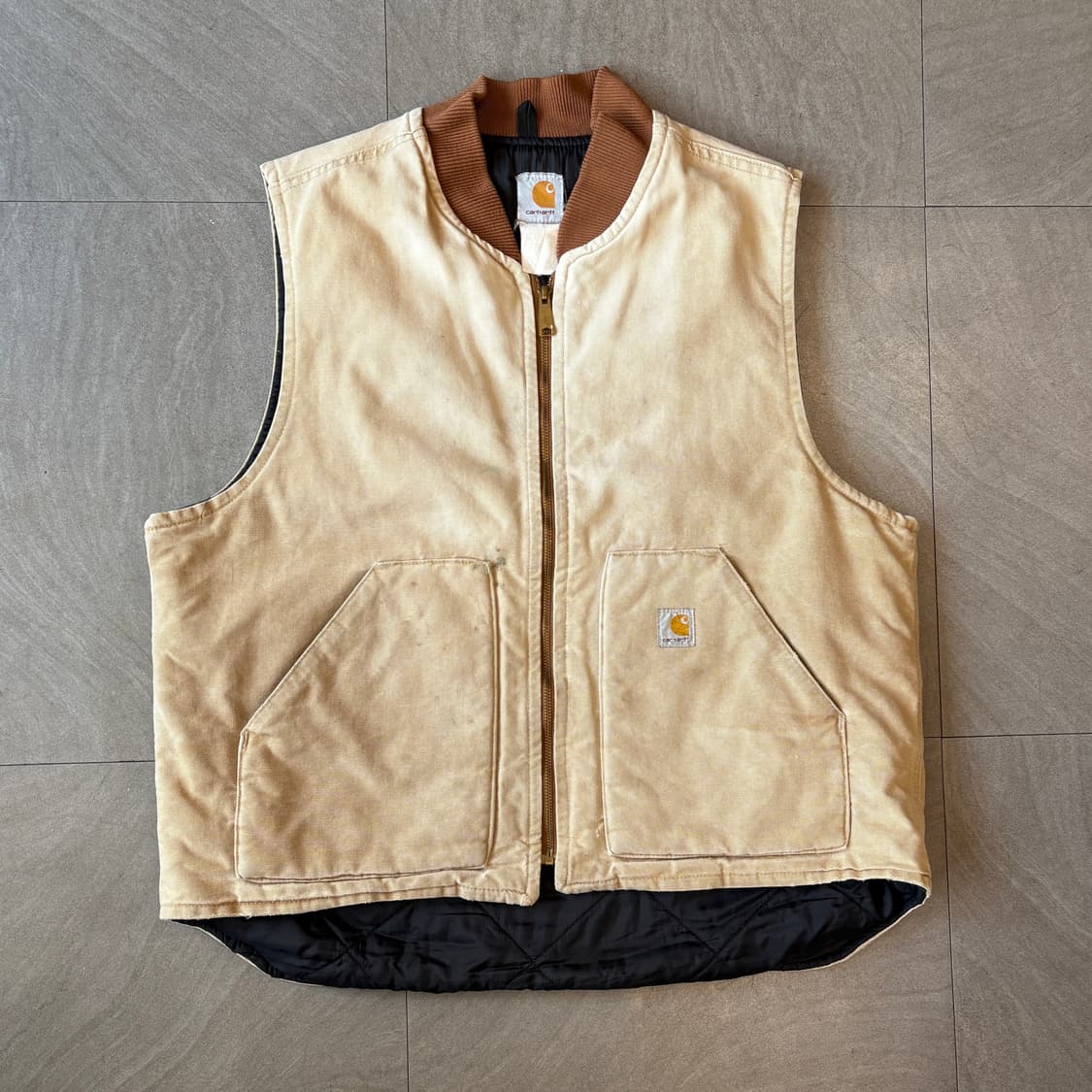 칼하트 정푼 덕 캔버스 조끼 베스트 상품이미지1