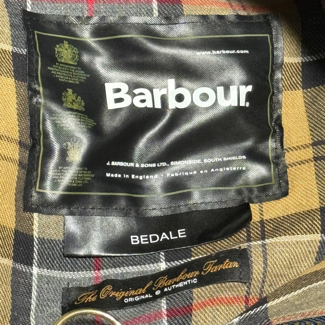 L 바버 코듀로이 카라 네이비 비데일 자켓 상품이미지5