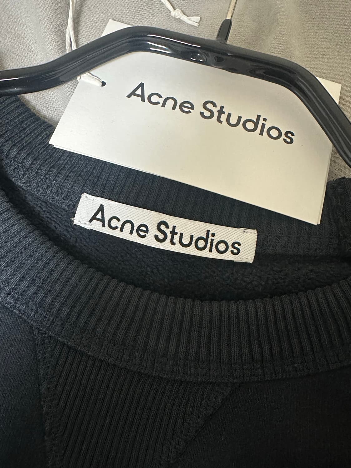 [100~105] Acne 아크네 로고 스웻 맨투맨 상품이미지3