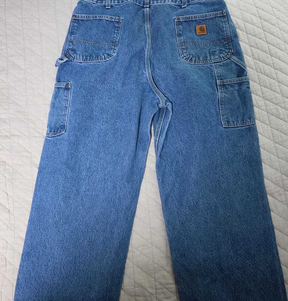 [40X32] 빈티지 칼하트 더블니 B73 DST 데님팬츠 굿 B19 상품이미지5