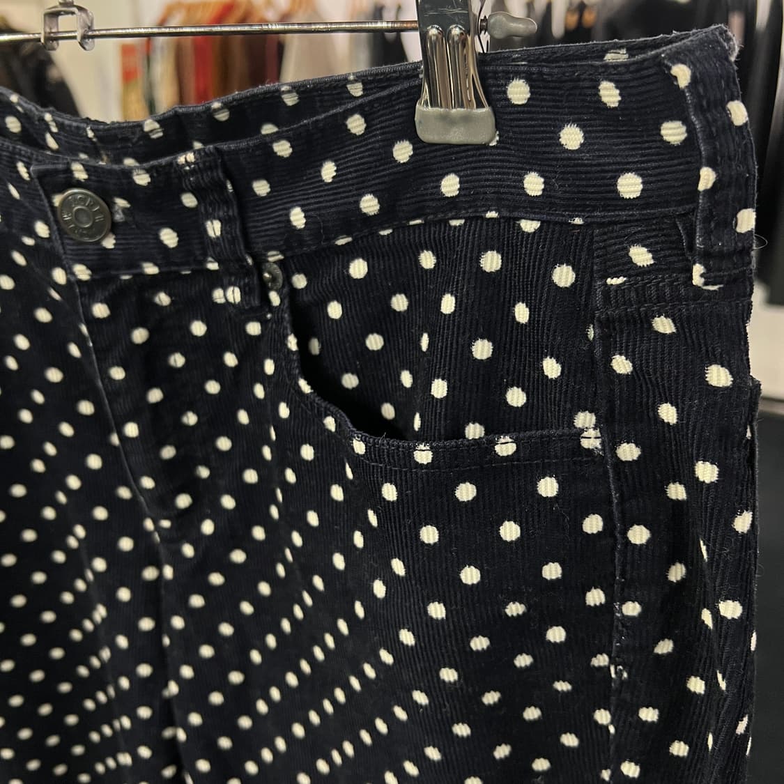 [31] 제이크루 폴카도트 코듀로이 팬츠 네이비  상품이미지3