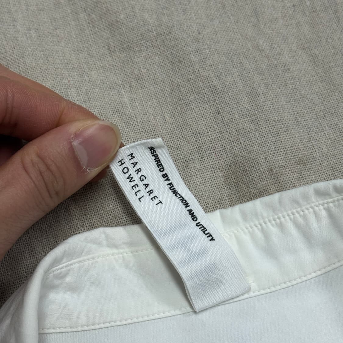 마가렛호웰 포켓 화이트 셔츠 L 상품이미지7